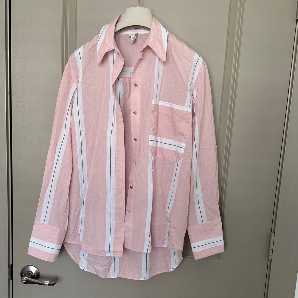 Women’s Pink Striped Shirt